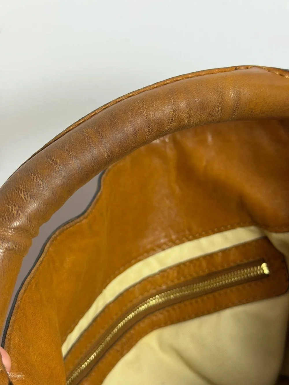 Chloe Ava East-West Brown Leather Hobo Satchel Bag